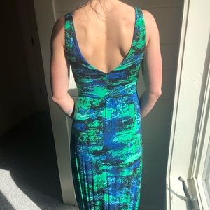 Maxi tie dye summer dress